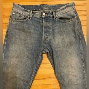 Men’s Slim-Straight Buck Mason Ford Standard Jeans Tagged 34x34 (Measure 36x33)